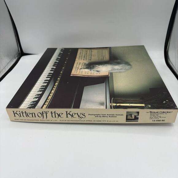 Treasure Collection‎ Berkshire Jigsaw Puzzle Kitten off the Keys 500+ Pieces - Picture 4 of 8